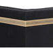 Ekon Abbington Black Sofa